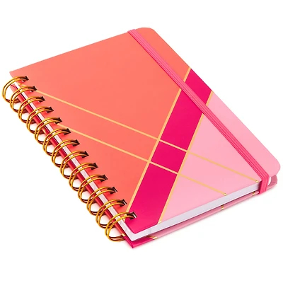 Coral and Pink Color Block Spiral Notebook for only USD 9.99 | Hallmark