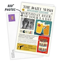 Birthday Beer News Custom Birthday Card for only USD 4.99 | Hallmark