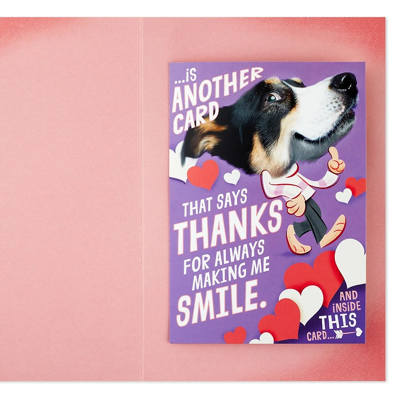 Hugging Dog Musical Pop-Up Valentine's Day Card With Mini Cards for only USD 8.99 | Hallmark