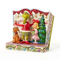 Jim Shore Grinch and Friends Light-Up Storybook Figurine, 6.2" for only USD 89.99 | Hallmark