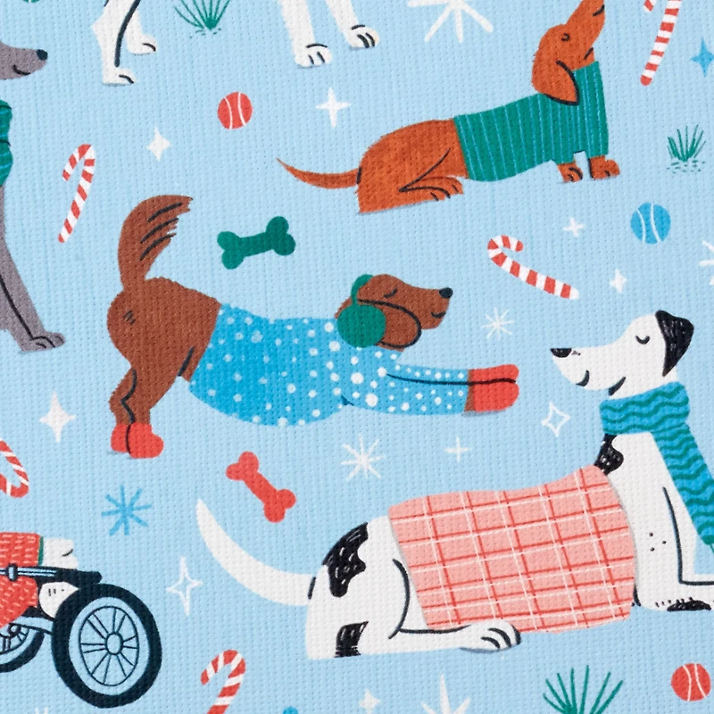 Festive Dogs on Blue Packaged Christmas Cards, Set of 5 for only USD 5.00 | Hallmark