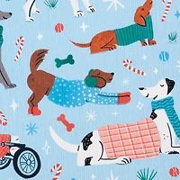 Festive Dogs on Blue Packaged Christmas Cards, Set of 5 for only USD 5.00 | Hallmark