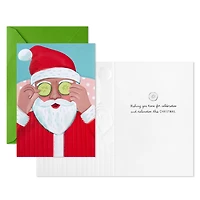 Self-Care Santa Packaged Christmas Cards, Set of 5 for only USD 5.00 | Hallmark