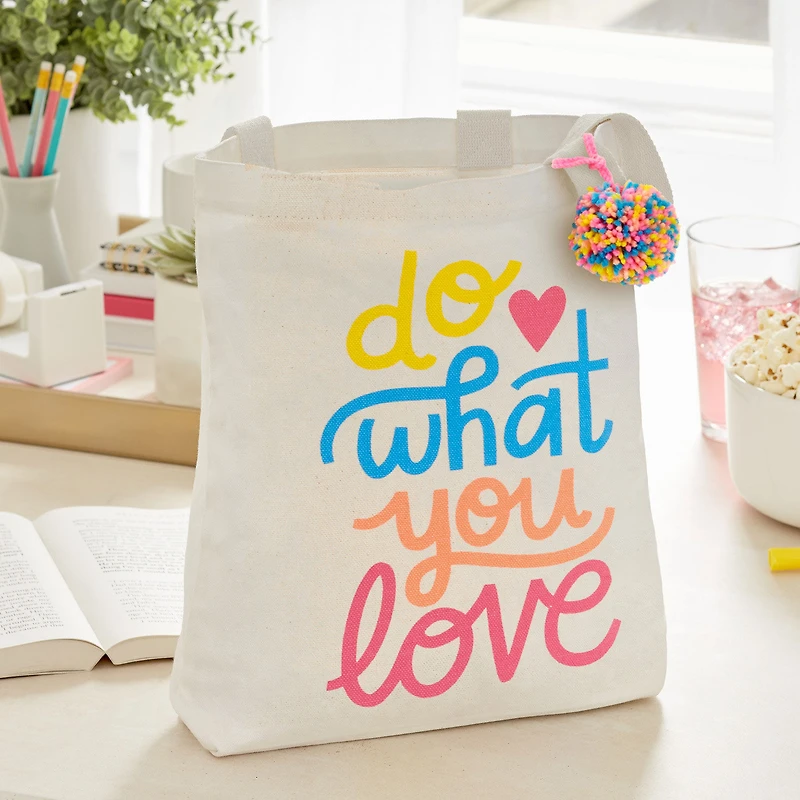 10.5" Do What You Love Square Fabric Gift Bag for only USD 6.99 | Hallmark