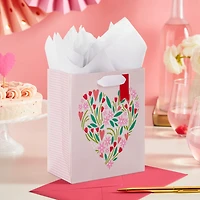 6.5" Heart Bouquet Small Gift Bag With Tissue Paper for only USD 4.99 | Hallmark