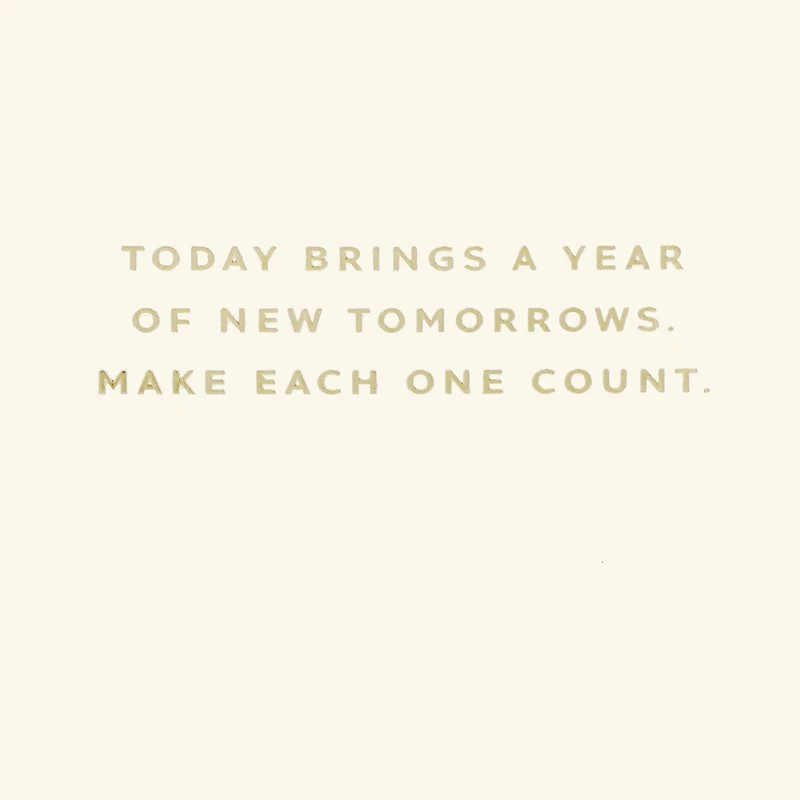 A Year of New Tomorrows Birthday Card for only USD 7.59 | Hallmark