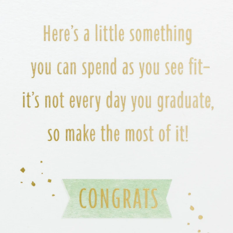 Make the Most of It Money Holder 2026 Graduation Card for only USD 4.99 | Hallmark