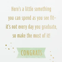 Make the Most of It Money Holder 2026 Graduation Card for only USD 4.99 | Hallmark