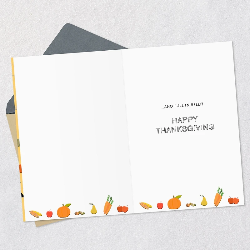 Thankful in Heart and Full in Belly Thanksgiving Card for only USD 3.99 | Hallmark
