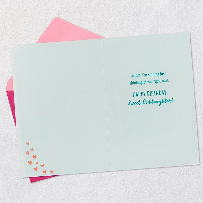 Smiling Thinking of You Birthday Card for Goddaughter for only USD 3.99 | Hallmark