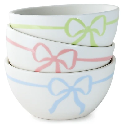 Lacey Chabert Collection Pastel Bow Ceramic Bowls, Set of 3 for only USD 34.99 | Hallmark