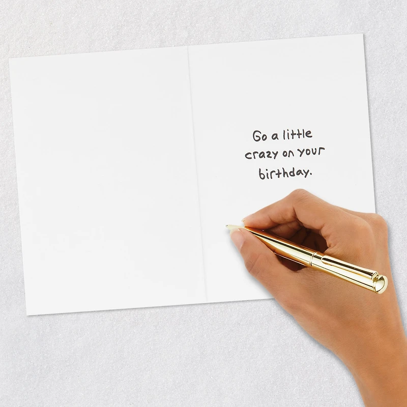 Go a Little Crazy Funny Birthday Card for only USD 4.49 | Hallmark