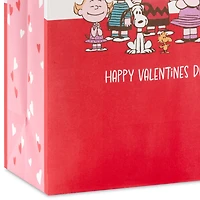 9.6" Peanuts® Gang on Red and White Medium Valentine's Day Gift Bag for only USD 3.49 | Hallmark
