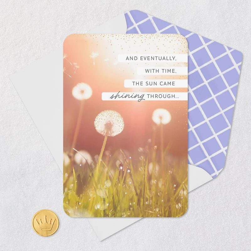 The Sun Will Come Shining Through Encouragement Card for only USD 2.99 | Hallmark