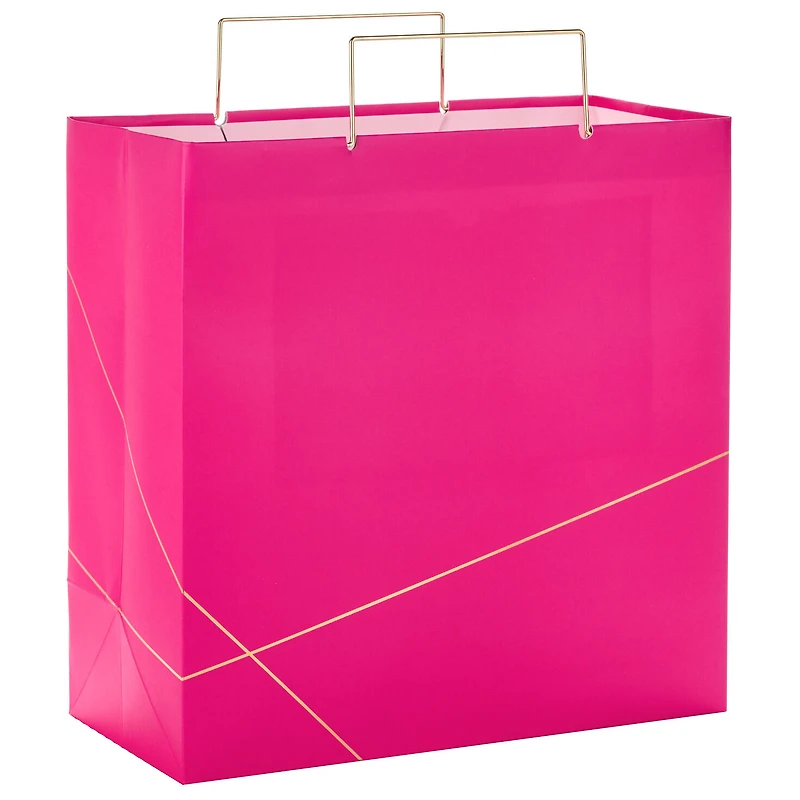 Rose With Gold Large Square Gift Bag, 10.4" for only USD 6.99 | Hallmark