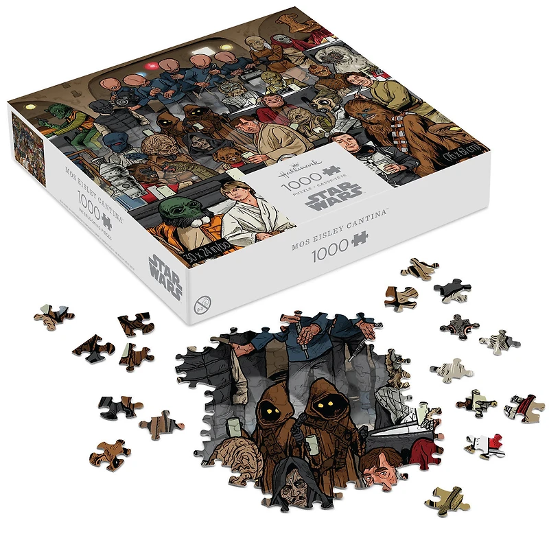 Star Wars™ Mos Eisley Cantina 1000-Piece Jigsaw Puzzle for only USD 24.99 | Hallmark