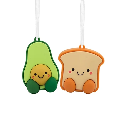 Better Together Avocado and Toast Magnetic Hallmark Ornaments, Set of 2 for only USD 11.49 | Hallmark