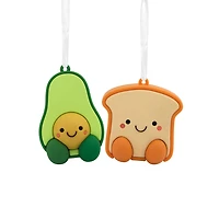 Better Together Avocado and Toast Magnetic Hallmark Ornaments, Set of 2 for only USD 11.49 | Hallmark