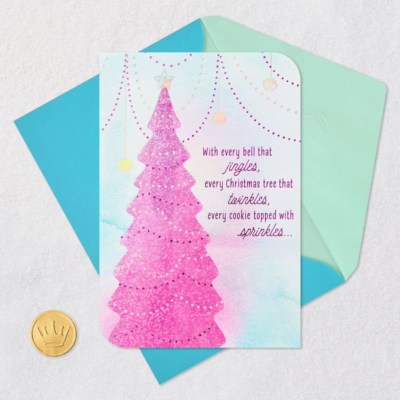 Jingling Bells and Twinkling Trees Christmas Card for Granddaughter for only USD 5.59 | Hallmark