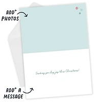 Joy and Snowflakes Custom Christmas Card for only USD 4.99 | Hallmark