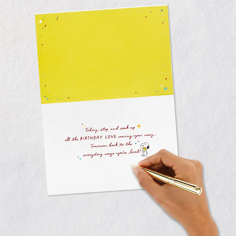 Peanuts Soak Up the Love Birthday Card for only USD 5.99 | Hallmark