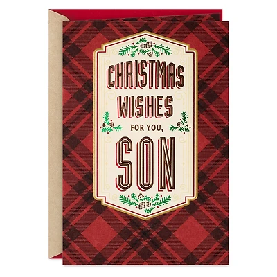 Wishing You Happiness, Success and Love Christmas Card for Son for only USD 6.99 | Hallmark