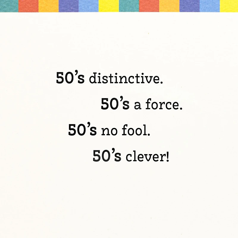 Just Getting Started 50th Birthday Card for only USD 4.59 | Hallmark