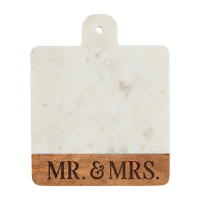Mud Pie Mr. and Mrs. Marble Serving Board for only USD 26.99 | Hallmark