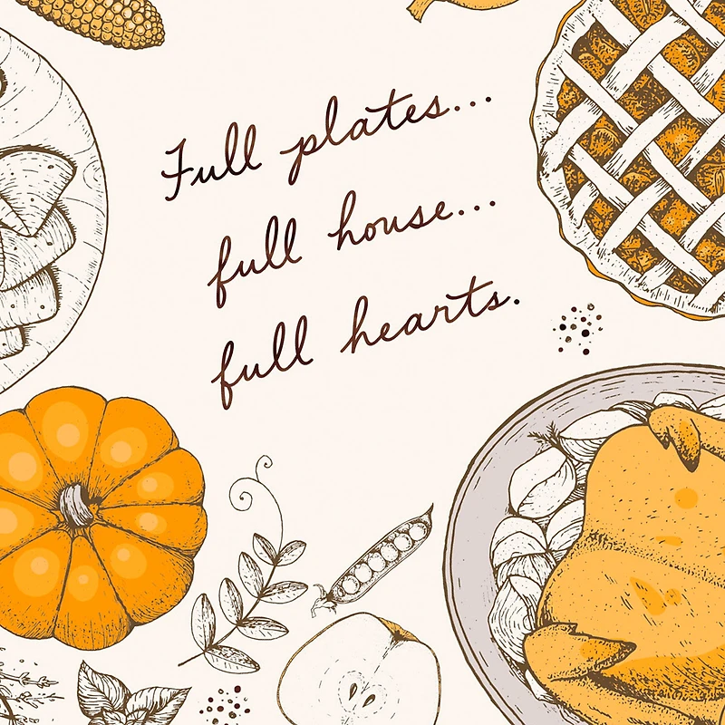 Full Plates, Full Hearts Thanksgiving Card for only USD 0.99 | Hallmark