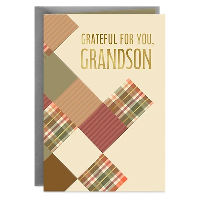 Grateful for You Thanksgiving Card for Grandson for only USD 3.99 | Hallmark