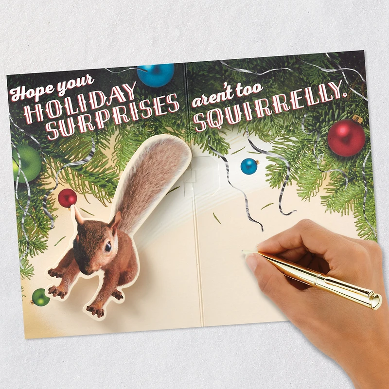 National Lampoon's Christmas Vacation™ Squirrelly Holiday Funny Pop-Up Christmas Card With Sound for only USD 7.59 | Hallmark