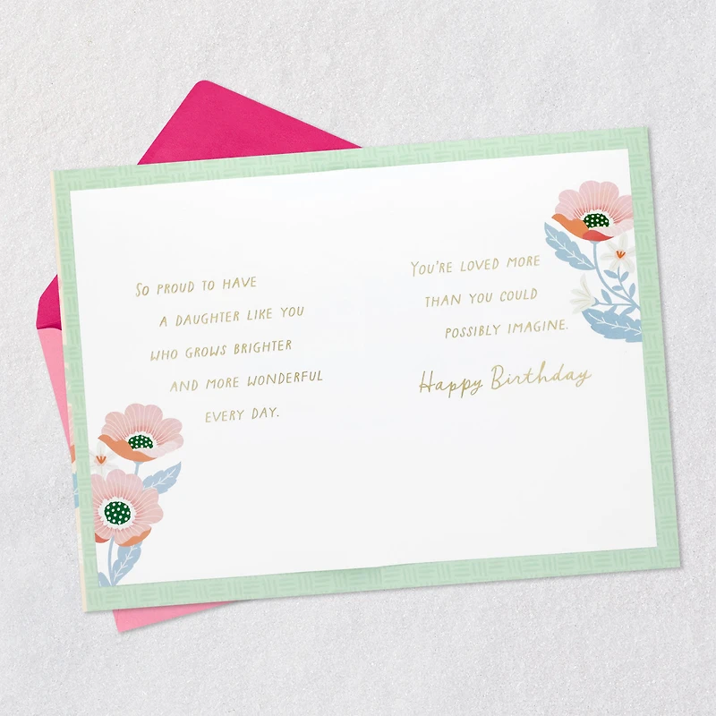 You Grow More Wonderful Every Day Birthday Card for Daughter for only USD 8.99 | Hallmark