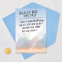 Really Bad Poetry Funny Birthday Card for only USD 3.99 | Hallmark