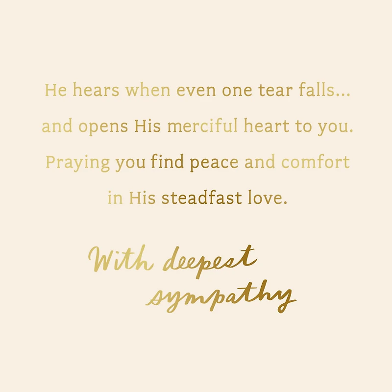 His Eye Is on the Sparrow Sympathy Card for only USD 2.99 | Hallmark