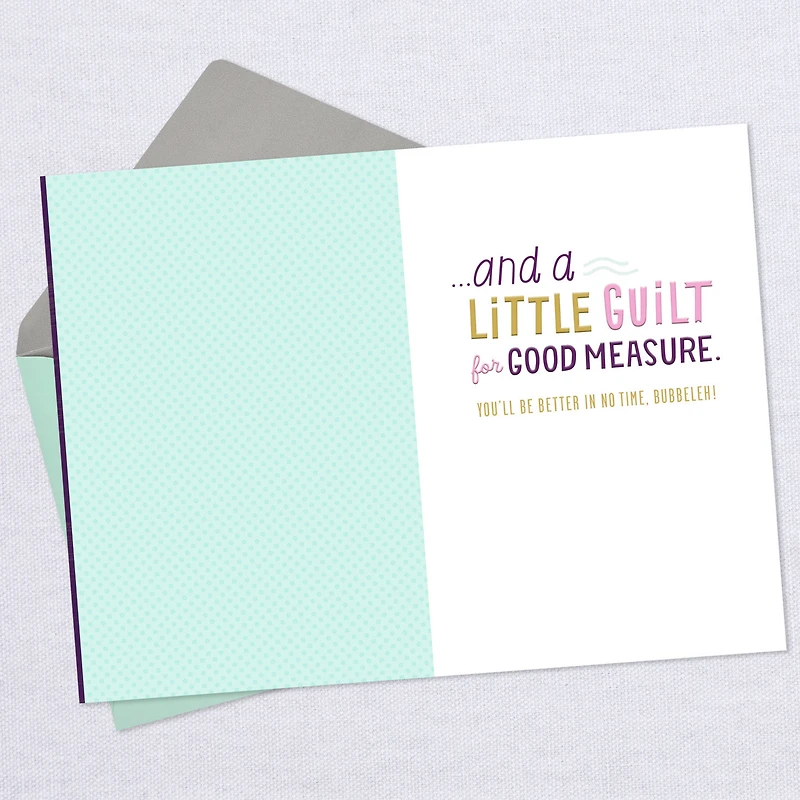 Mother Yourself, Bubbeleh Funny Get Well Card for only USD 3.99 | Hallmark