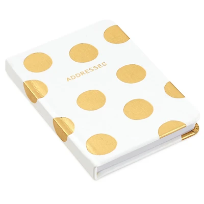 Gold Polka Dots Address Book for only USD 14.99 | Hallmark