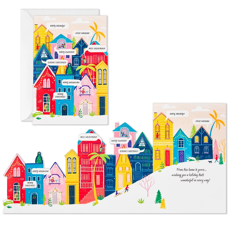 UNICEF Season's Greetings Village Boxed Holiday Cards, Pack of 12 for only USD 12.50 | Hallmark
