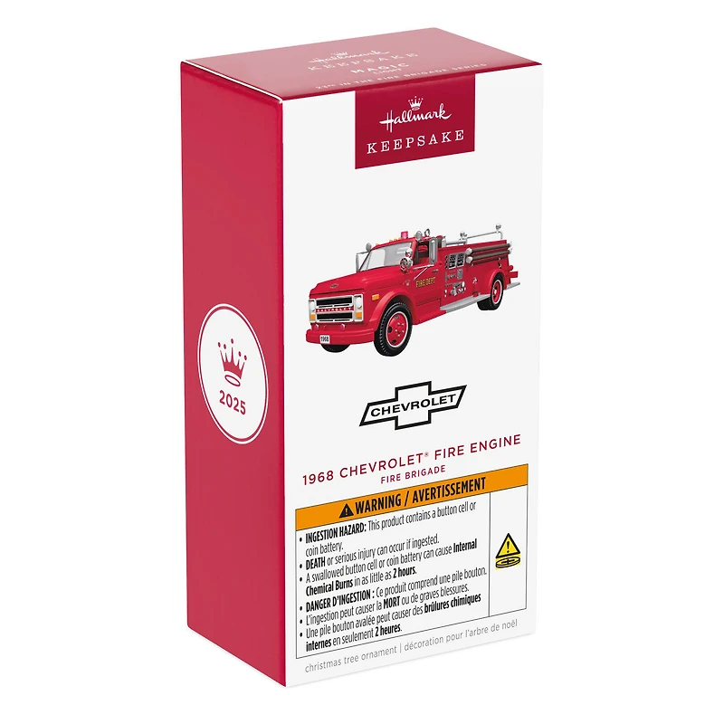 Fire Brigade 1968 Chevrolet® Fire Engine 2025 Ornament With Light for only USD 35.99 | Hallmark