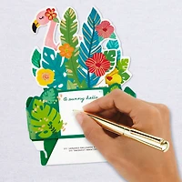 Sunny Hello Flamingo 3D Pop-Up Hello Card for only USD 5.99 | Hallmark
