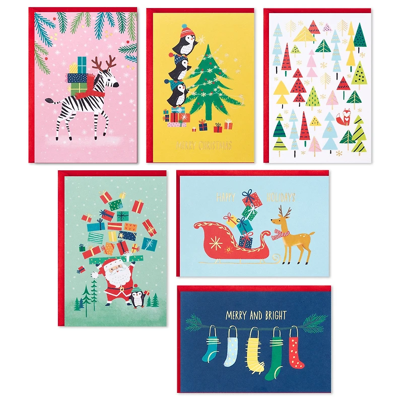 Whimsical Assortment Boxed Christmas Cards, Pack of 24 for only USD 14.99 | Hallmark