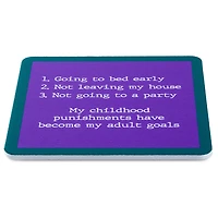 Drinks on Me Childhood Punishments Funny Coaster for only USD 4.99 | Hallmark