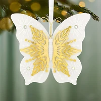 10th Anniversary Brilliant Butterflies Porcelain and Metal Ornament for only USD 29.99 | Hallmark