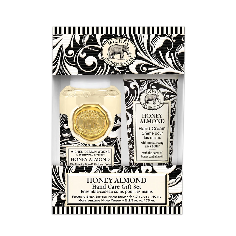 Michel Design Works Honey Almond Foaming Soap and Hand Cream Gift Set for only USD 18.99 | Hallmark