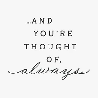 You're Never Alone Encouragement Card for only USD 2.99 | Hallmark