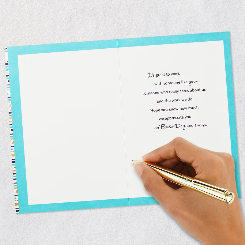 It's Great to Work With You Boss's Day Card From All for only USD 2.00 | Hallmark