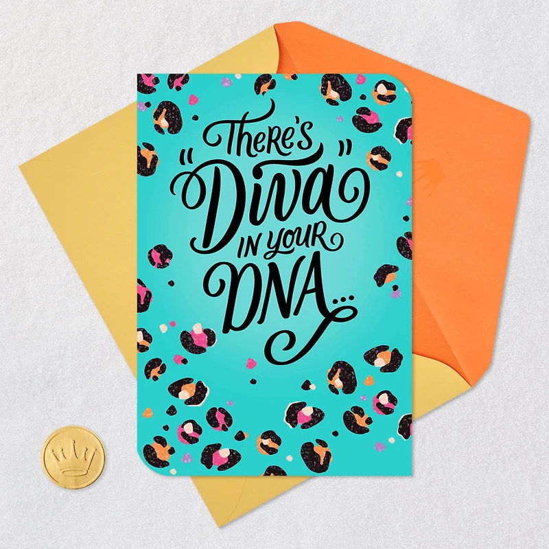 Diva in Your DNA Birthday Card for Her for only USD 3.99 | Hallmark