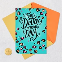 Diva in Your DNA Birthday Card for Her for only USD 3.99 | Hallmark