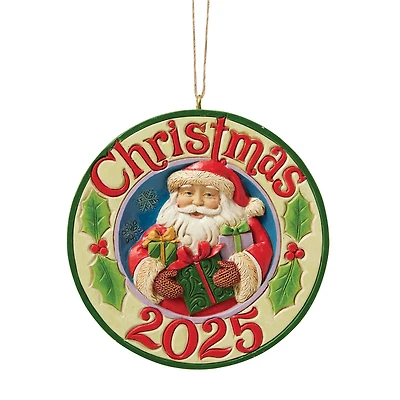 Jim Shore Heartwood Creek Annual 2025 Dated Santa Gifts Ornament, 3" for only USD 17.99 | Hallmark