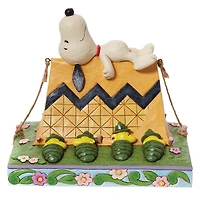 Jim Shore Peanuts Snoopy and Woodstock Camping Figurine, 6" for only USD 79.99 | Hallmark