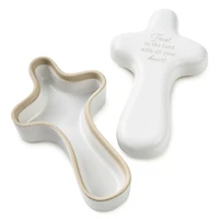 Trust in the Lord Cross-Shaped Lidded Trinket Dish for only USD 24.99 | Hallmark